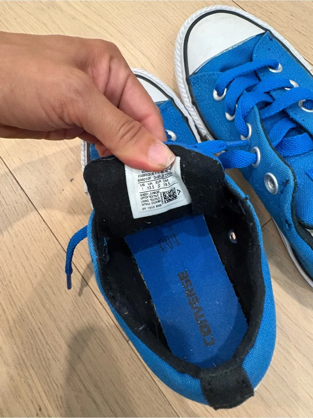 Converse Kids Low-Top Sneakers in Blue